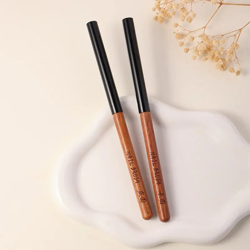 Pinceau Nail Art Photothérapie Acrylique UV Gel Extension Builder Coating 3D Motifs Peinture DIY Manucure Outils