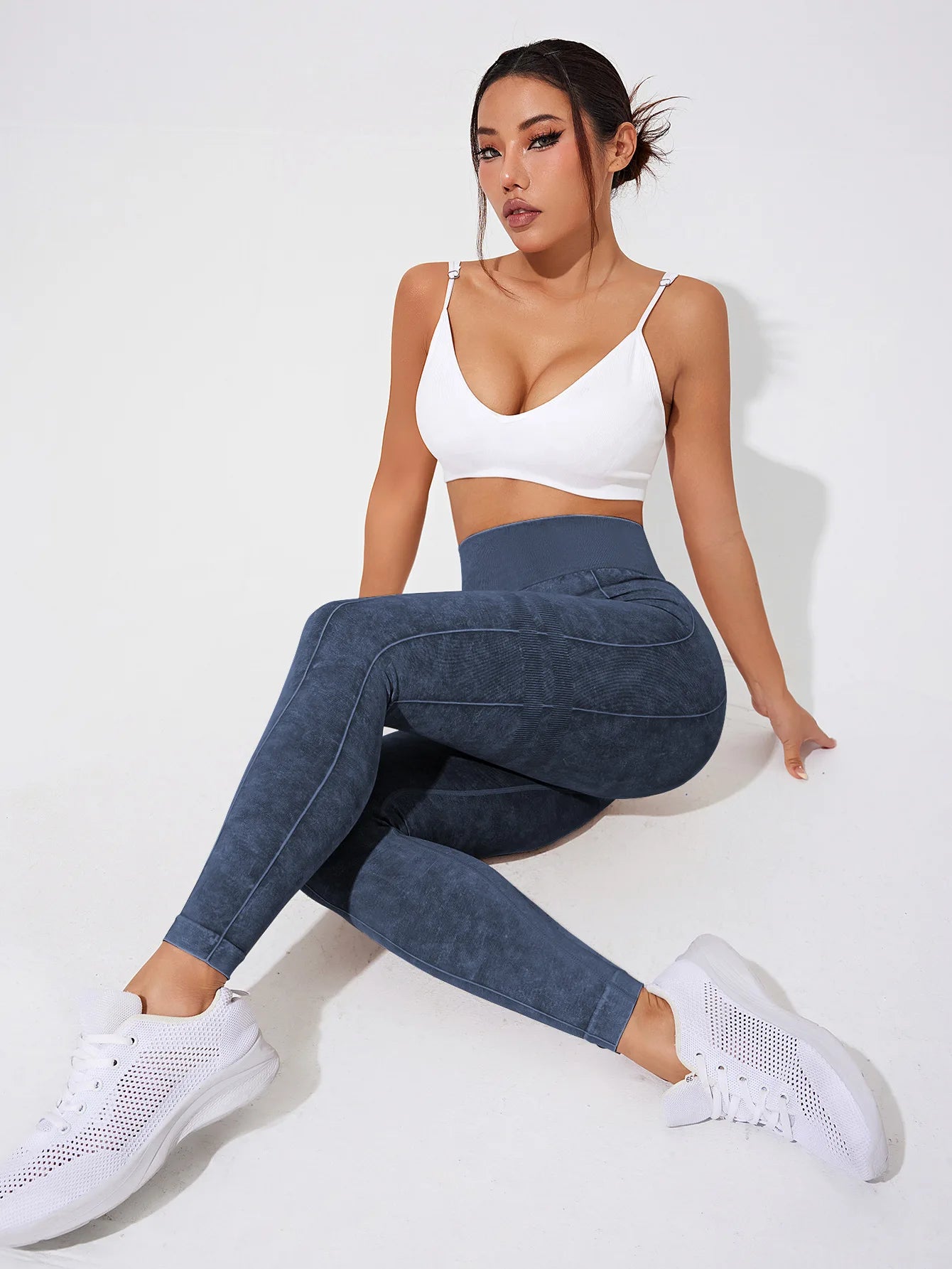 Legging Femme Yoga Seamless Taille Haute - Fitness Sport