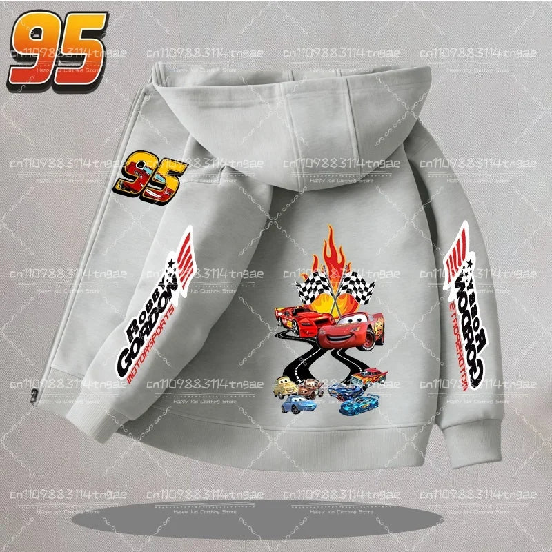Veste à Capuche Garçon Cars Flash McQueen