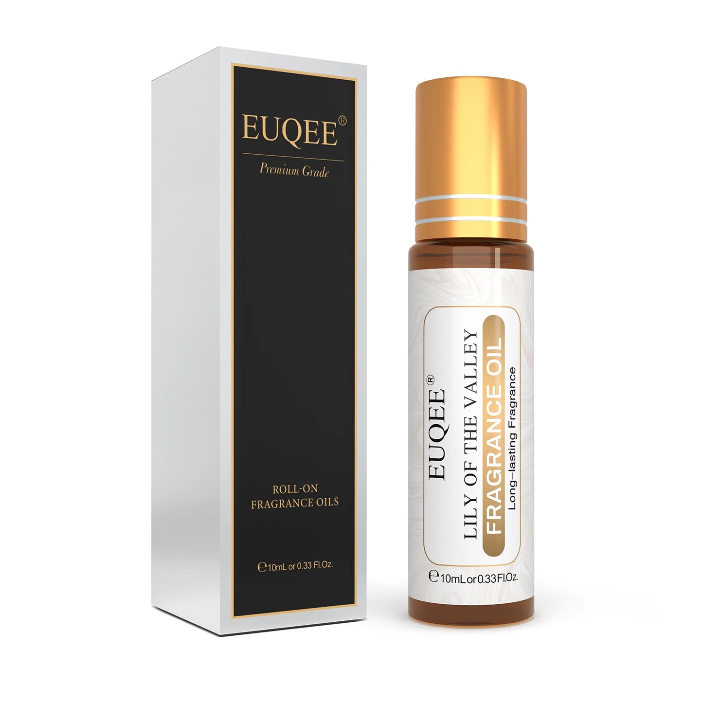 Huile Parfumée Roll-On EUQEE 10ml - Fragrance Longue Tenue La Vie Est Belle CHANCE Jadore Coton Fraise Mangue Homme Femme