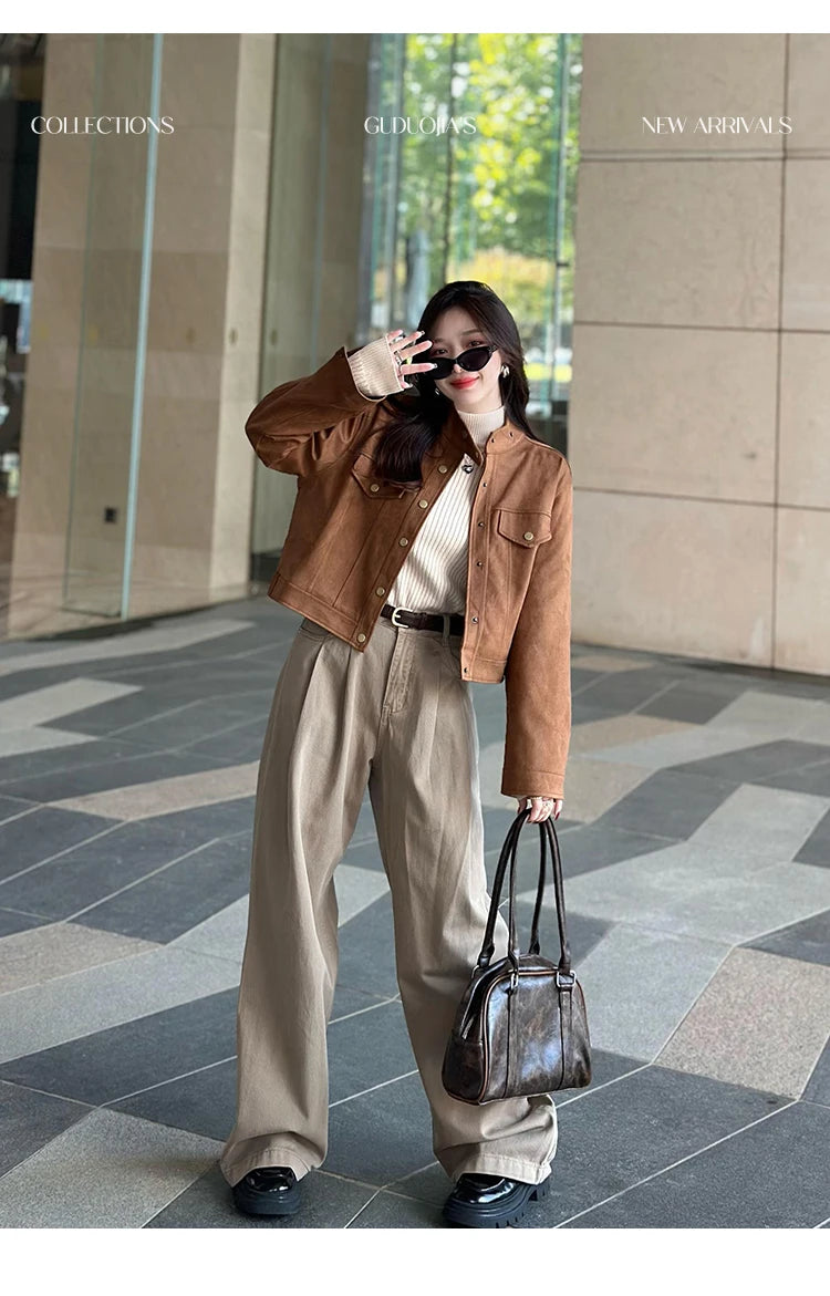 Pull Col Roulé Femme Hiver 2025 - Doublure Velours Épais Thermique Rétro