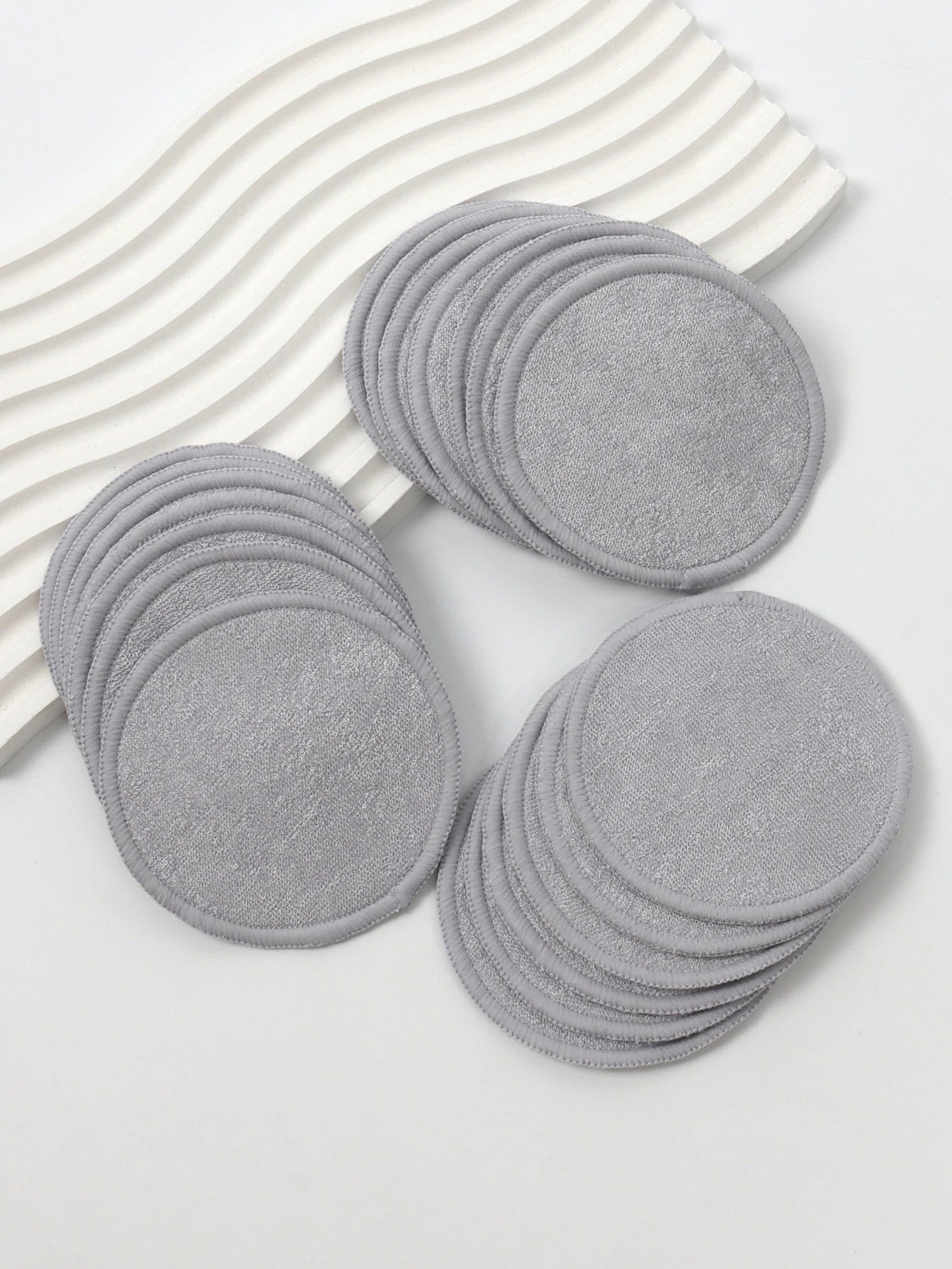 Lot 5/10/20 Disques Démaquillants Réutilisables - Cotons Lavables Nettoyage Visage Éponge Lingettes Écologiques Zéro Déchet