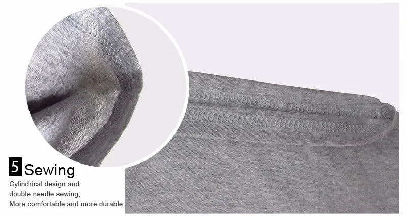 T-Shirt Homme Streetwear Lettres Imprimées - Coton Pur Casual Été