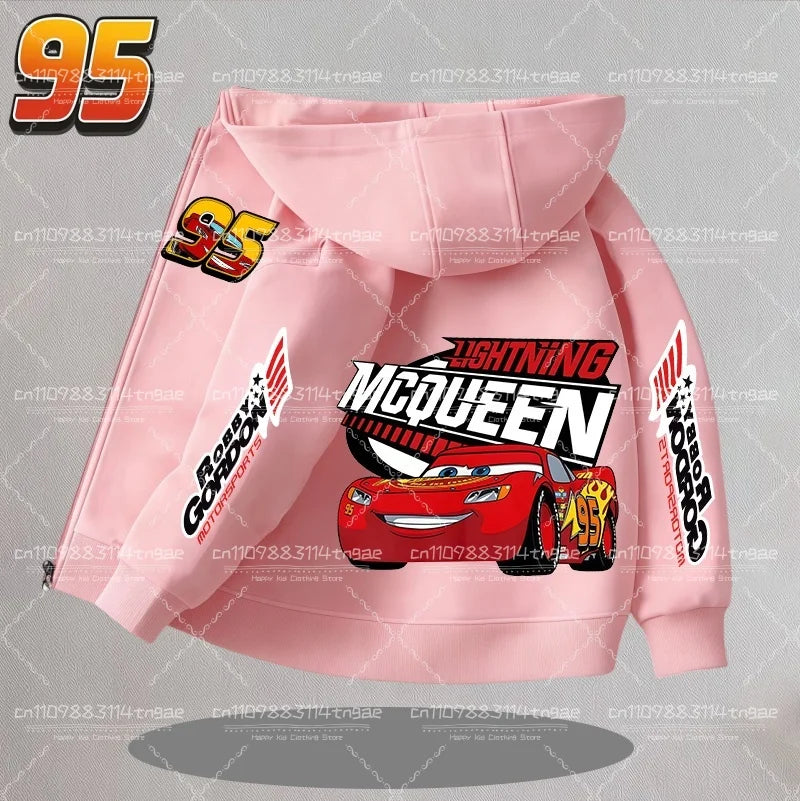 Veste à Capuche Garçon Cars Flash McQueen