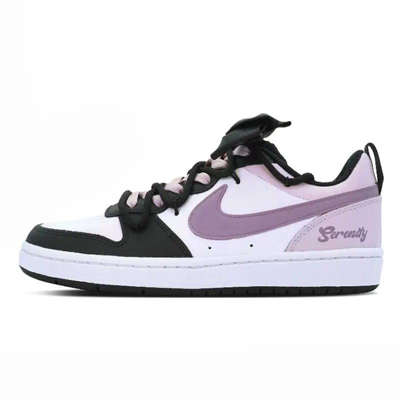Sneakers Nike Court Borough Custom « Deer » – Nœud Mignon Style Frais Femme