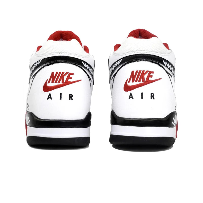 Nike Flight Legacy – Baskets Homme Graffiti Kaléidoscope Mi-Montantes Rétro Basketball