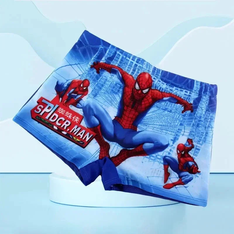 Short de Bain Garçon Spiderman + Casquette + Lunettes - Ensemble 3 Pièces
