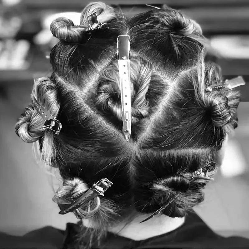 Lot 10/20pcs Pinces Cheveux Salon Professionnel - Clips Coiffure Sans Pli Sans Marque Styling Maquillage Quotidien