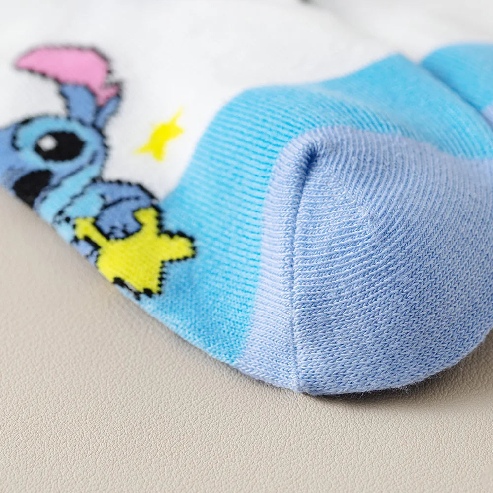 Lot 5 Paires Chaussettes Garçon Printemps Été - Fines Mesh Courtes Bébé Enfant