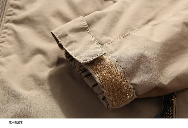 Veste Homme Camping Randonnée - Coupe-Vent Imperméable Respirant Outdoor Printemps-Automne