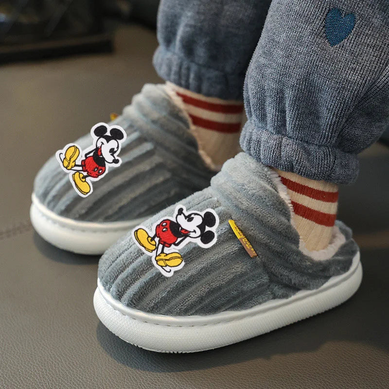 Chaussons Mickey Mouse Enfant Coton Hiver