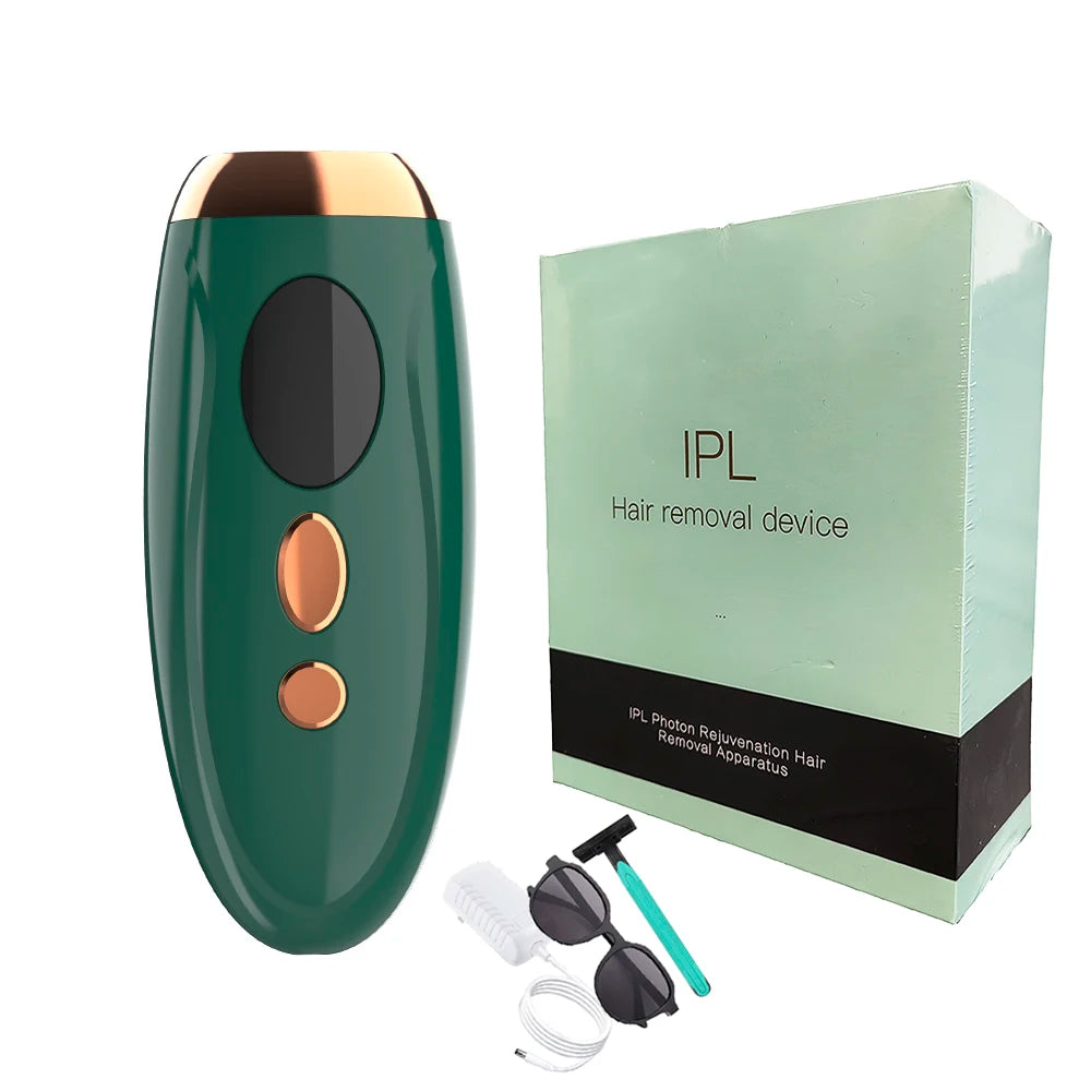 Épilateur IPL Laser Femme 999,999 Flashs - Épilation Permanente Indolore LCD Display