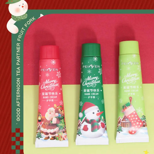 Coffret Crèmes Mains Noël - Hydratantes Rafraîchissantes Nourrissantes Soin Mains Festif