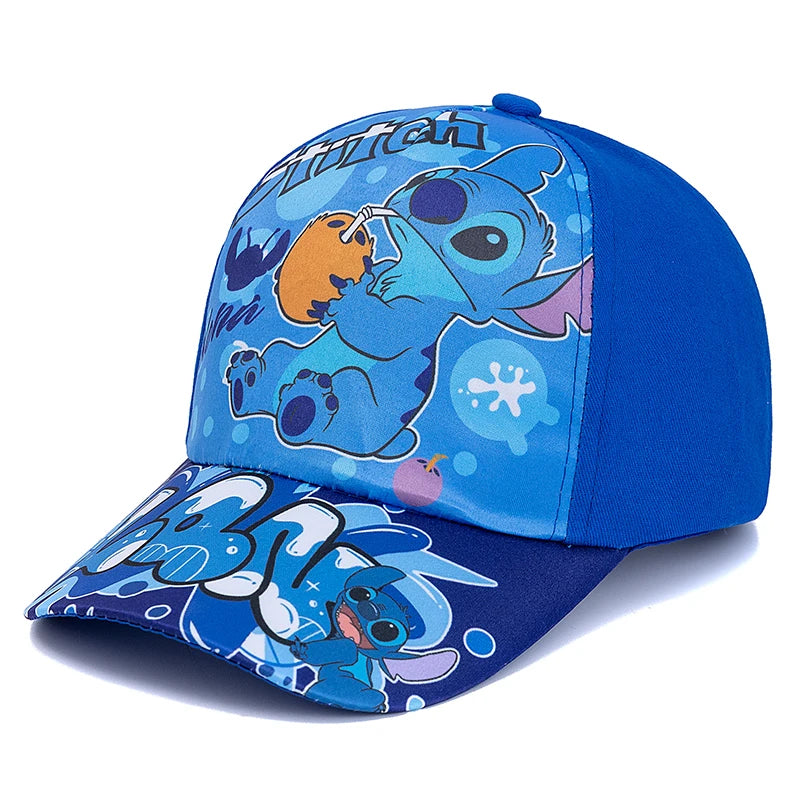 Casquette Baseball Stitch Enfant - Chapeau Cartoon Imprimé Garçon Fille | Protection Solaire Extérieur