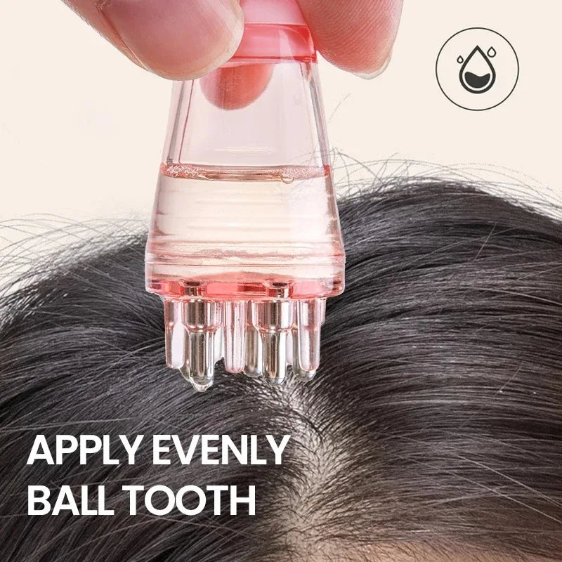 Set Soin Cuir Chevelu Professionnel 2/3 Pièces - Brosse Massage et Applicateur Huile | Croissance Cheveux