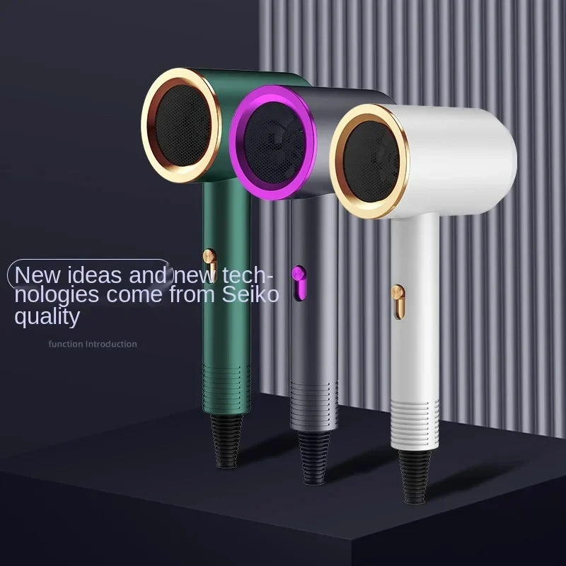 Sèche-Cheveux Professionnel Salon Ionique - Protection Chaleur Portable Maison Hôtel Voyage Usage Domestique