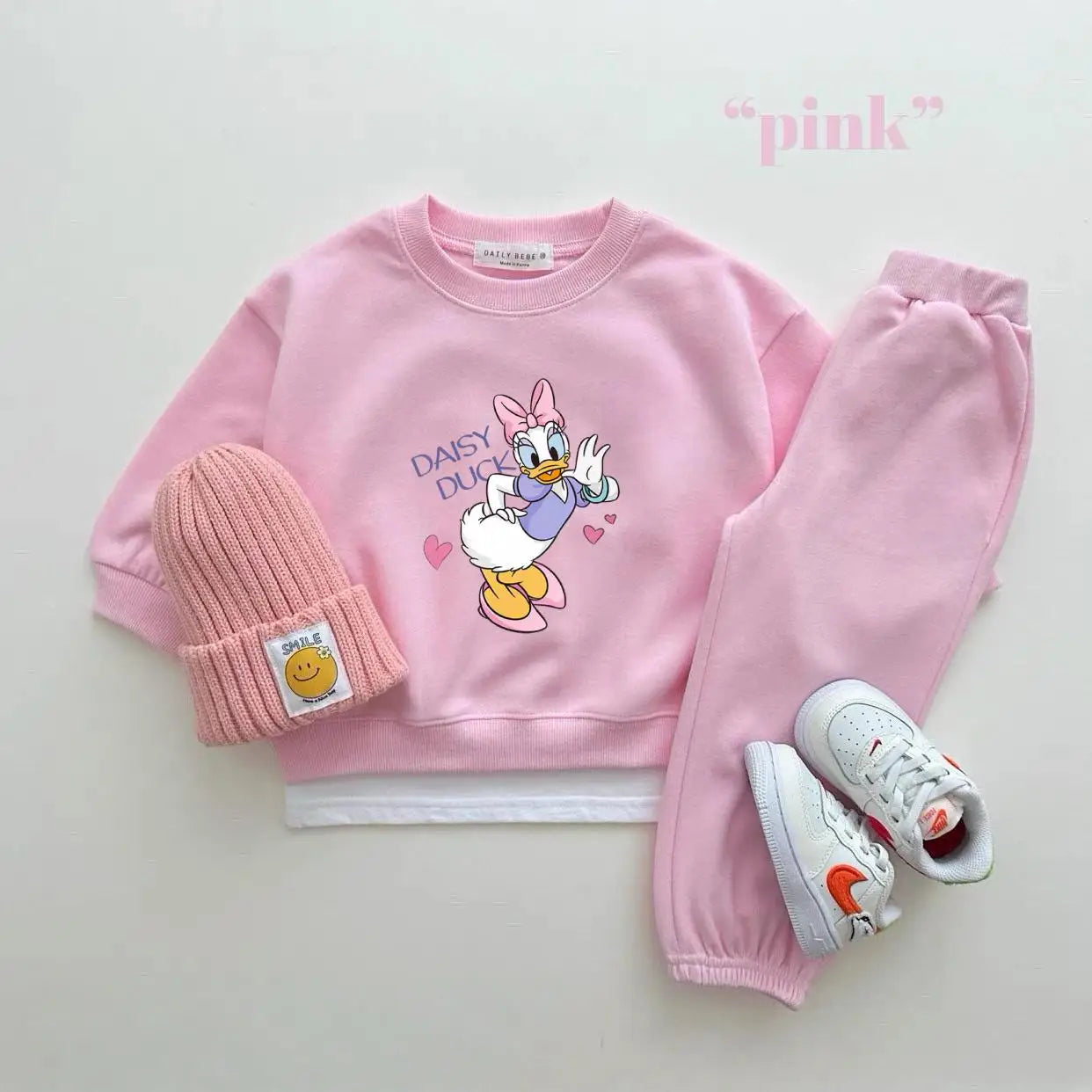 Ensemble Disney Fille 2 Pièces - Sweatshirt + Pantalon Automne Casual