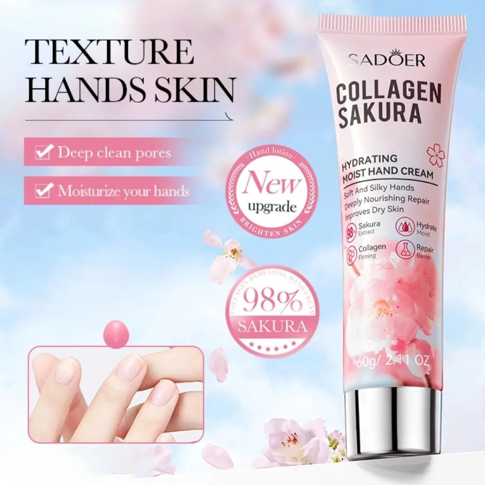 Crème Mains SADOER Hydratante - Soin Nourrissant Adoucissant Mains Sèches Femme