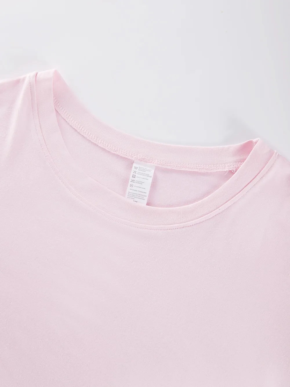 Top Crop Femme Hot As Shell Cartoon Bear - T-Shirt Doux Slim Col Rond Été