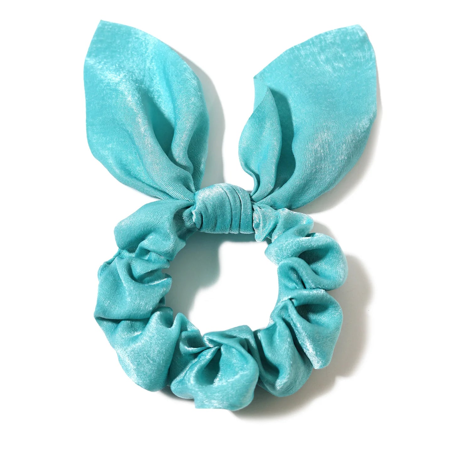 Chouchou Imprimé Floral Léopard Nœud Papillon - Élastique Cheveux Queue de Cheval Femme Fille Accessoires Mode