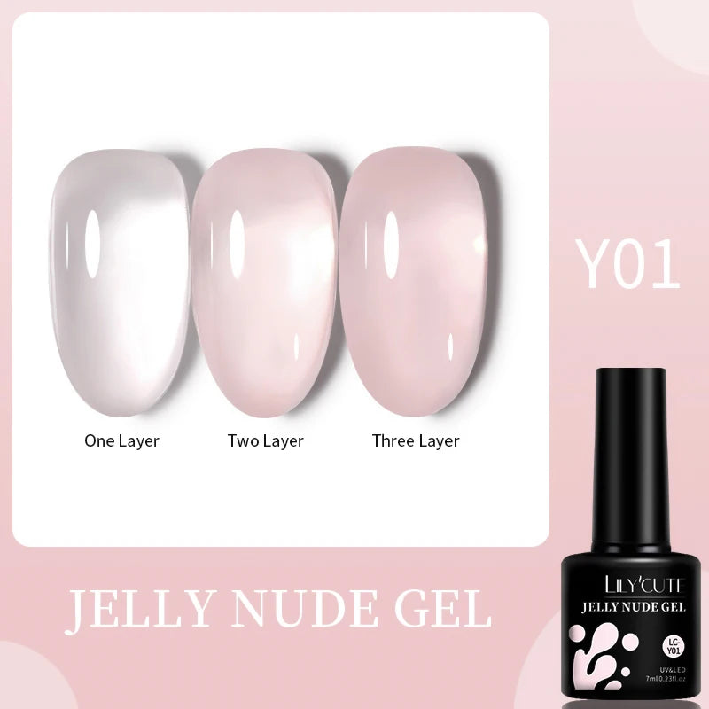 Vernis Gel LILYCUTE Ancora Red Automne Hiver - Semi-Permanent Soak Off UV LED Manucure Nail Art