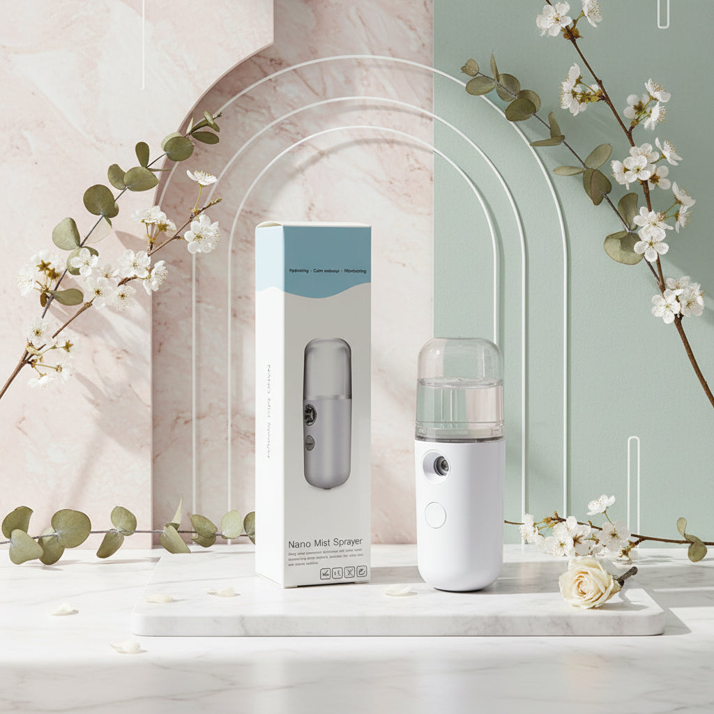 Mini Humidificateur 30ml Portable Rechargeable - Voiture Maison Bureau Brumisateur Visage Sans Fil Personnel Cool Mist