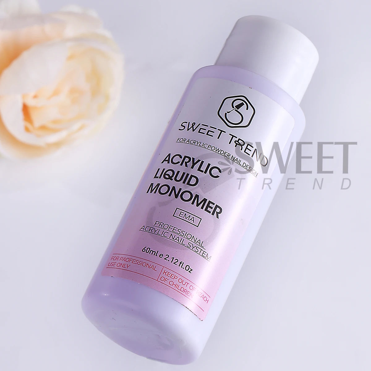 Liquide Monomère Acrylique 60ml Ongles - Hypoallergénique Faible Odeur Outil Extension Liquide Cristal Professionnel Salon Manucure