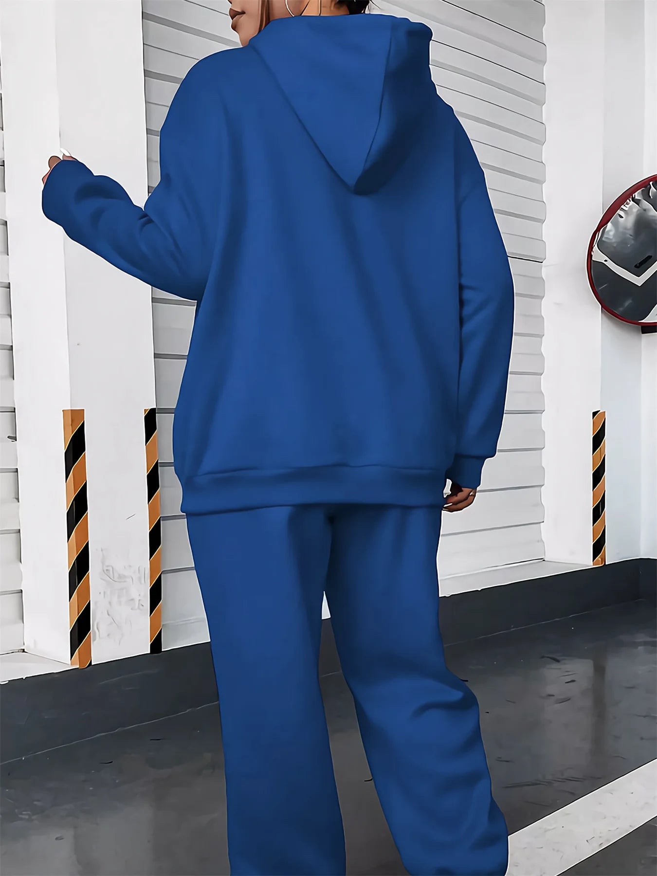 Ensemble Jogging Femme Milano Italia - Sweat à Capuche Peluche + Pantalon Sport, Automne Hiver Chaud Confortable