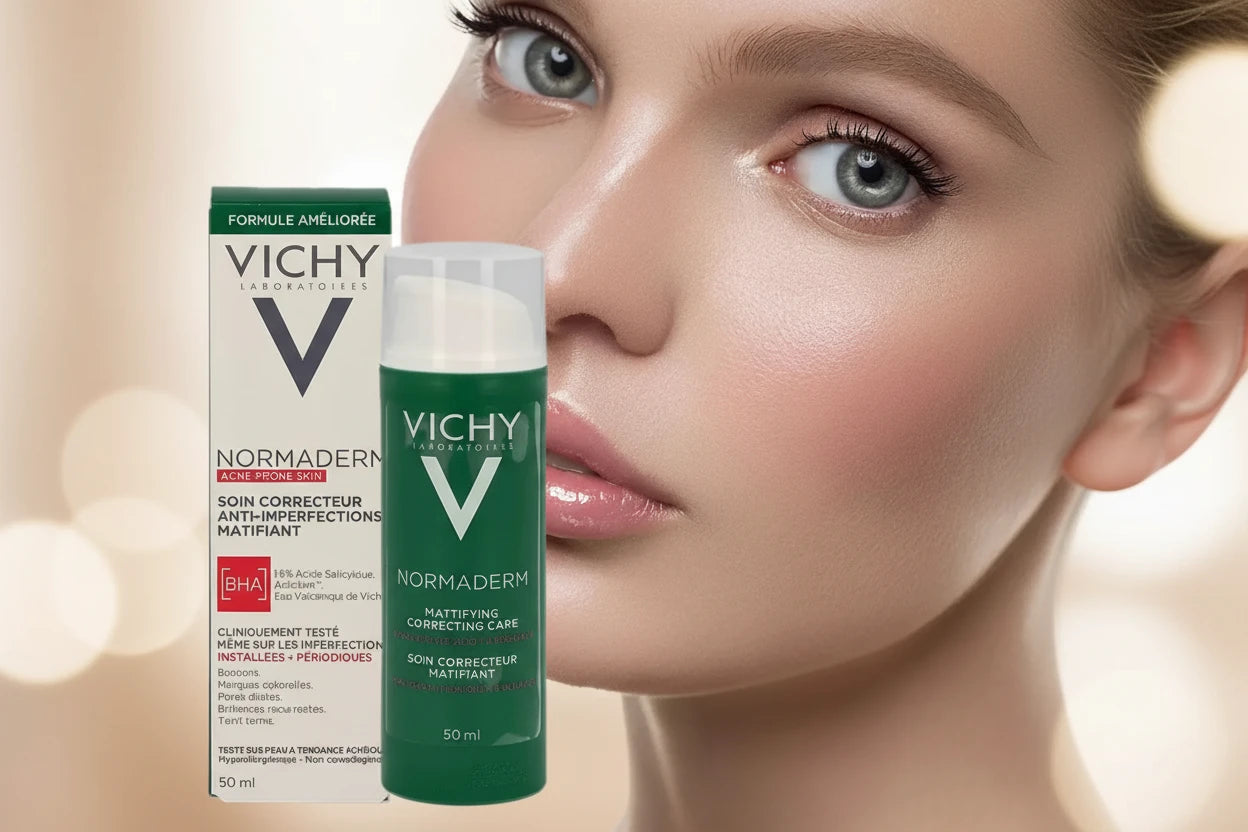 Lait Hydratant Corps Visage Vichy - Améliore Élasticité Raffermissant Doux Éclaircissant Anti-Terne Contrôle Sébum