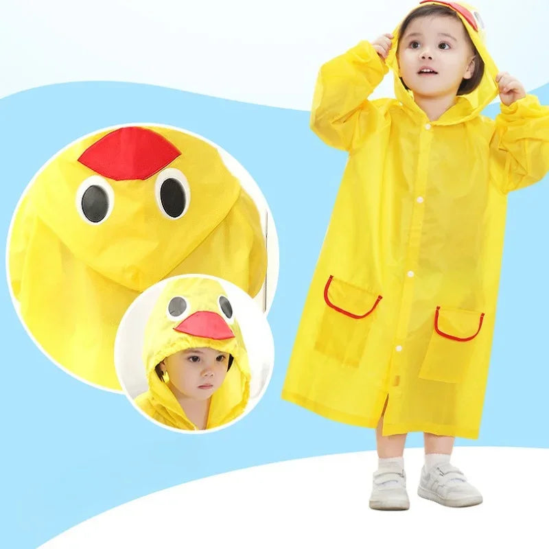 Imperméable enfant cartoon - Style animaux pour garçons et filles