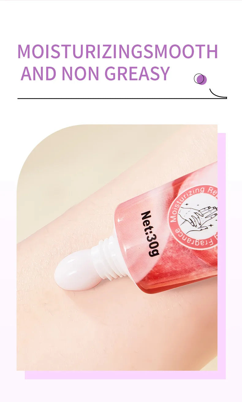 Lot 5 Crèmes Mains Parfumées Fruits - Hydratantes Longue Tenue Fragrance Soin Masque Mains