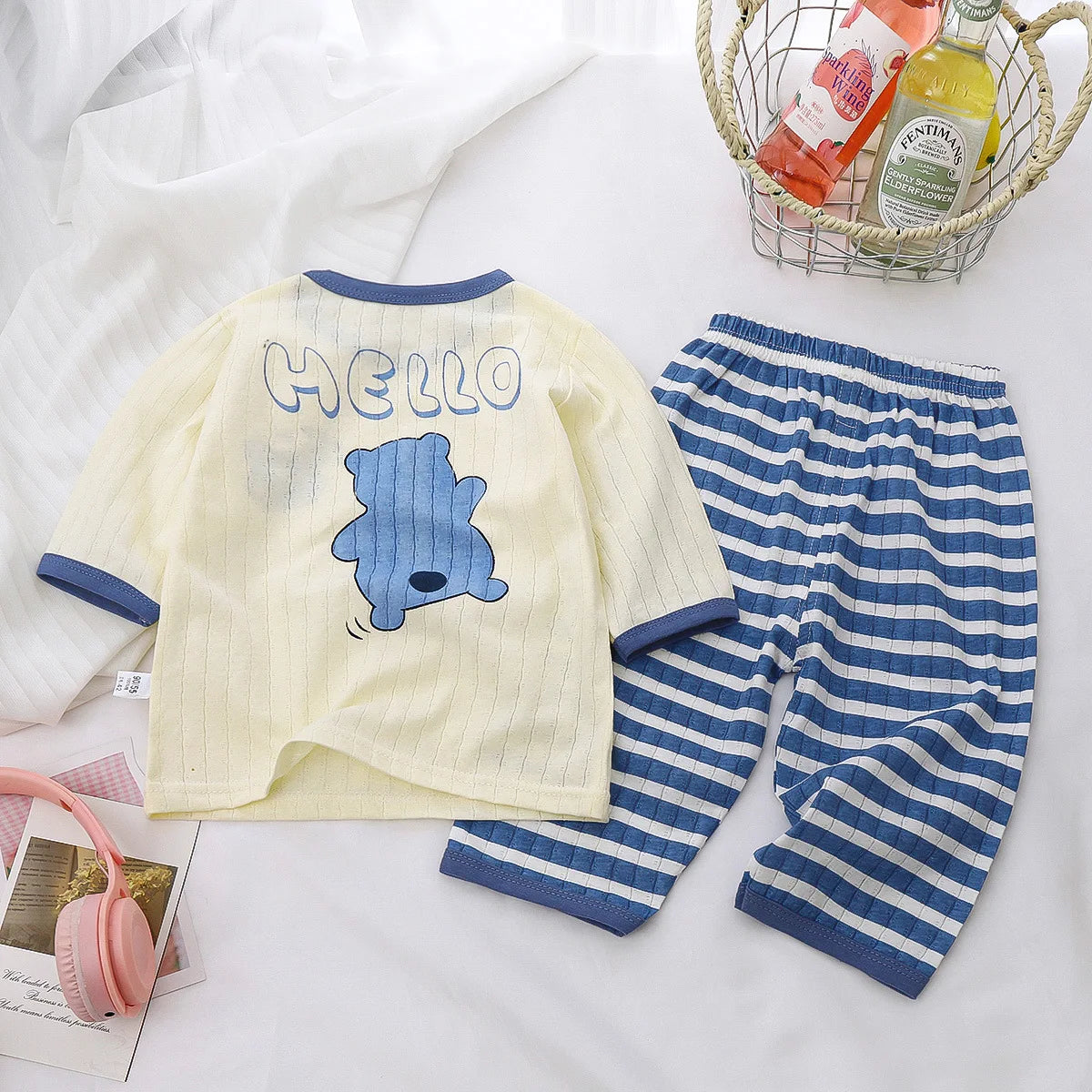 Pyjama Bébé Coton Manches Longues
