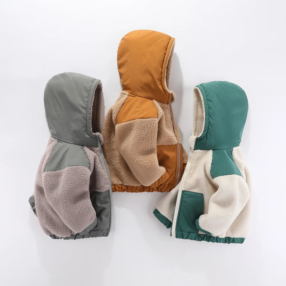 Manteau Fille 2-7 ans - Veste Hiver Chaude Capuche Fourrure Synthétique