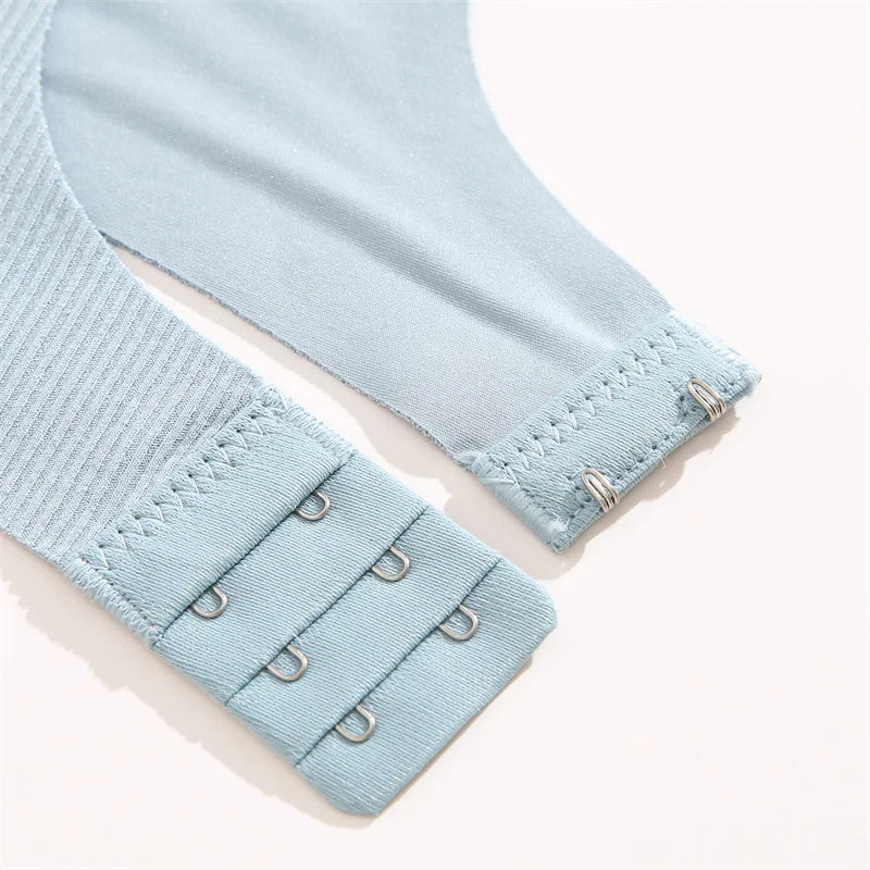 Brassière Femme FINETOO Sans Armature Col V - Rayée Tricot Rembourrée