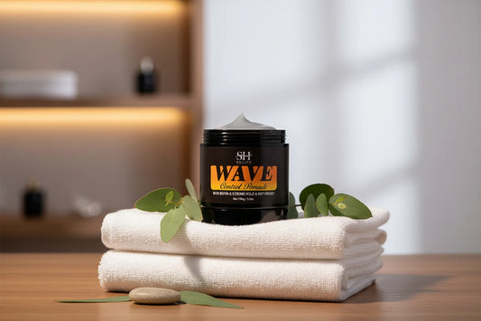 Pommade Anti-Chute Cheveux Homme - Cire Coiffante Nourrissante Boucles Fixation Forte 360 Waves Style Couches Gel Edge Control
