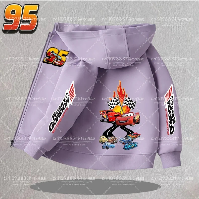 Veste à Capuche Garçon Cars Flash McQueen
