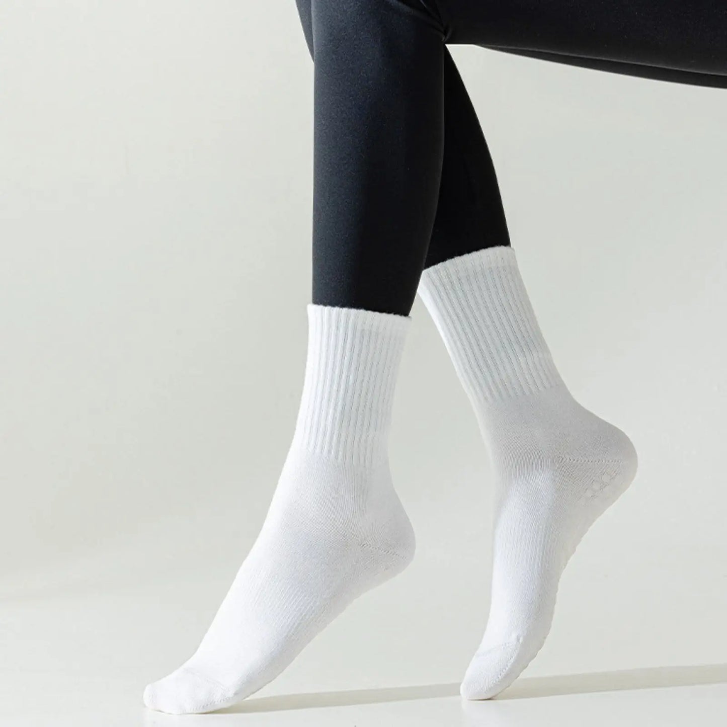 Chaussettes sport Antidérapantes - Lot de 2 Paires avec Grips