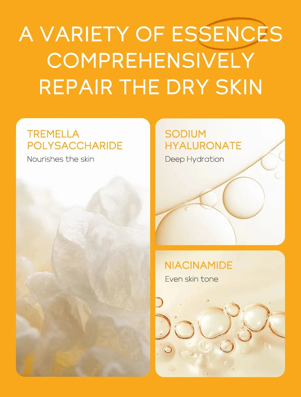 Set Soin Visage Vitamine C 5pcs - Nettoyant Tonique Sérum Yeux Crème Antioxydant Naturel Unifie Teint