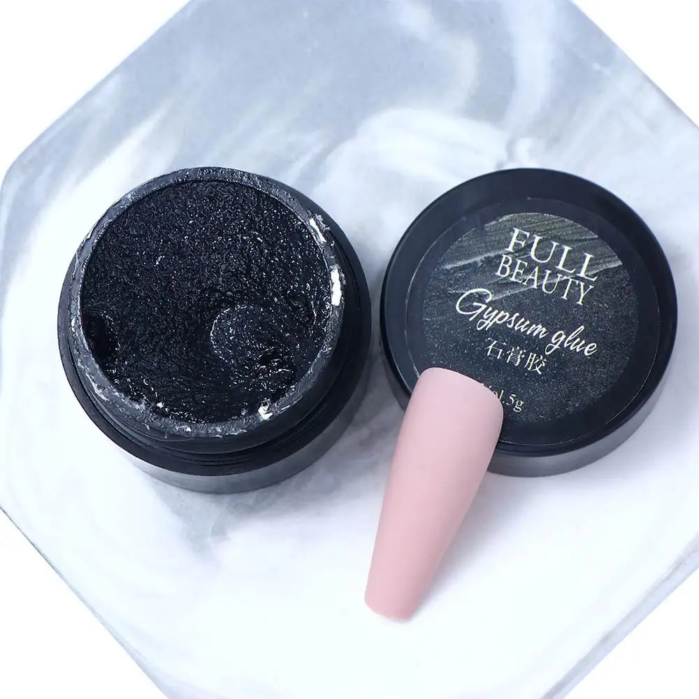 Gel Plâtre Ongles Accessoires Manucure Nail Art Vernis Décoration 3D Texture Sable Gypse Gel Polish Laque