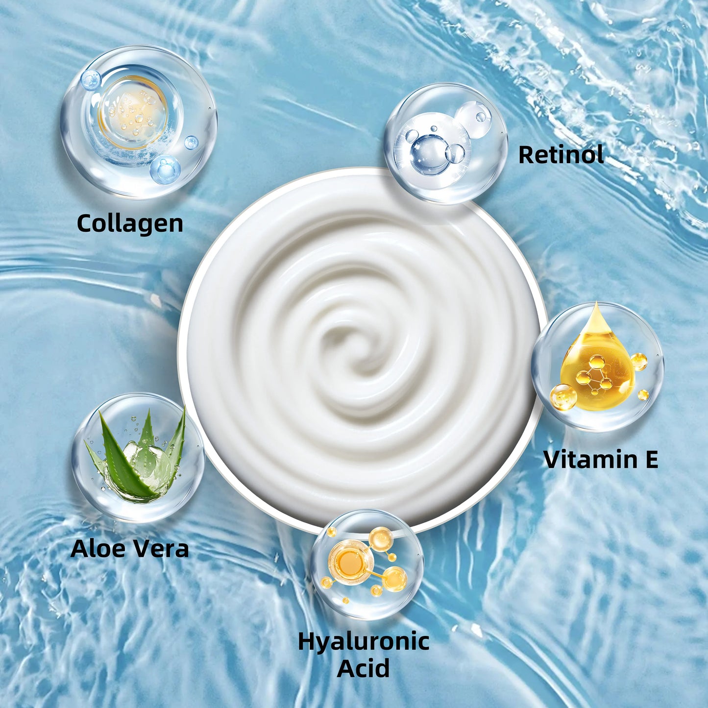 Crème Rétinol & Collagène - Raffermissante Visage & Corps