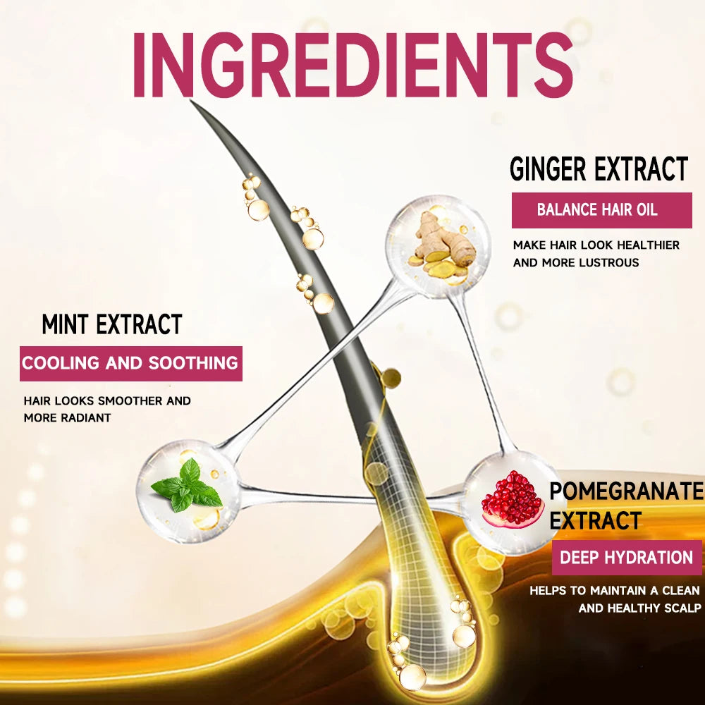 Après-Shampooing Aloé Grenade YOUNGCOME - Adoucit Lisse Cheveux Répare Nourrit Hydratation Profonde Contrôle Frisottis