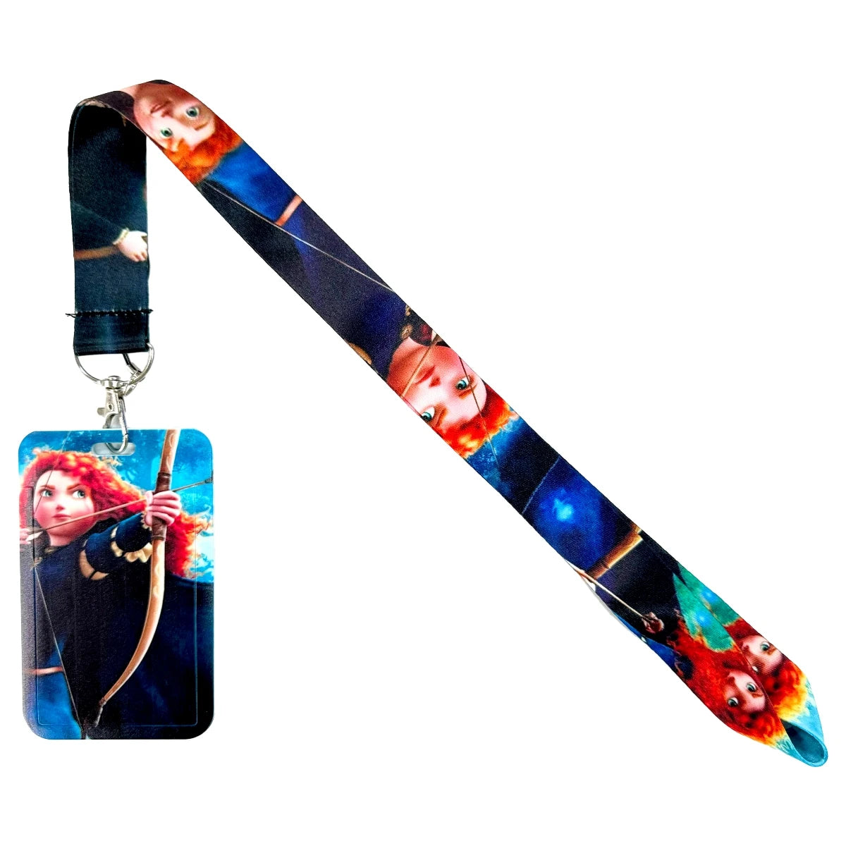 Lanière Tour de Cou Anime - Porte-Clés Badge ID Carte Crédit Téléphone Accessoire Charm Kawaii