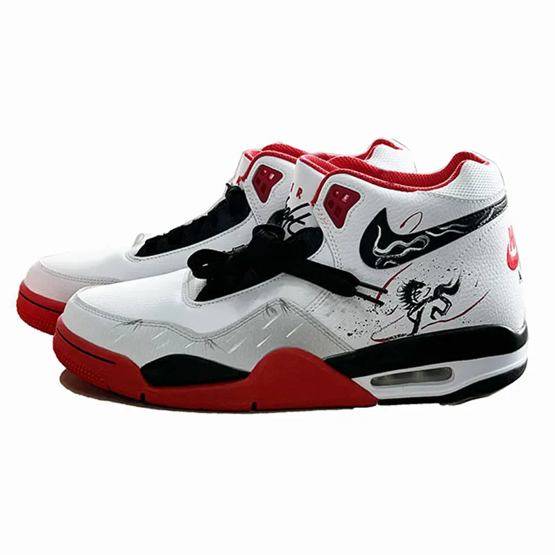 Chaussures Basket Nike Flight Legacy Custom – Année du Cheval Style Néo-Chinois Homme