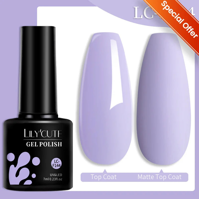 Vernis Gel LILYCUTE Ancora Red Automne Hiver - Semi-Permanent Soak Off UV LED Manucure Nail Art