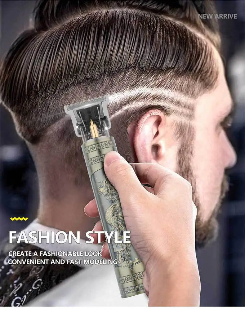 Tondeuse Cheveux Rétro T9 Électrique - Set Complet Barbier Homme Rasoir Zones Sensibles Pro Lence