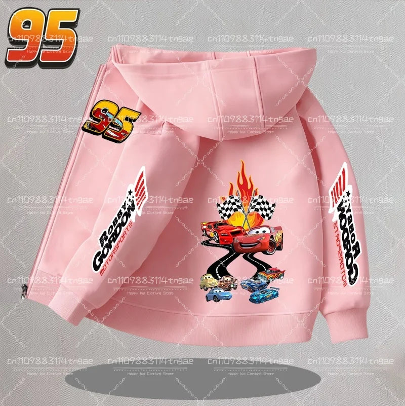 Veste à Capuche Garçon Cars Flash McQueen