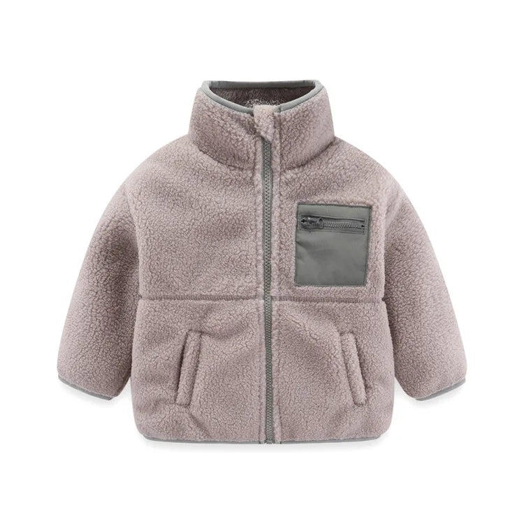 Manteau Fille 2-7 ans - Veste Hiver Chaude Capuche Fourrure Synthétique