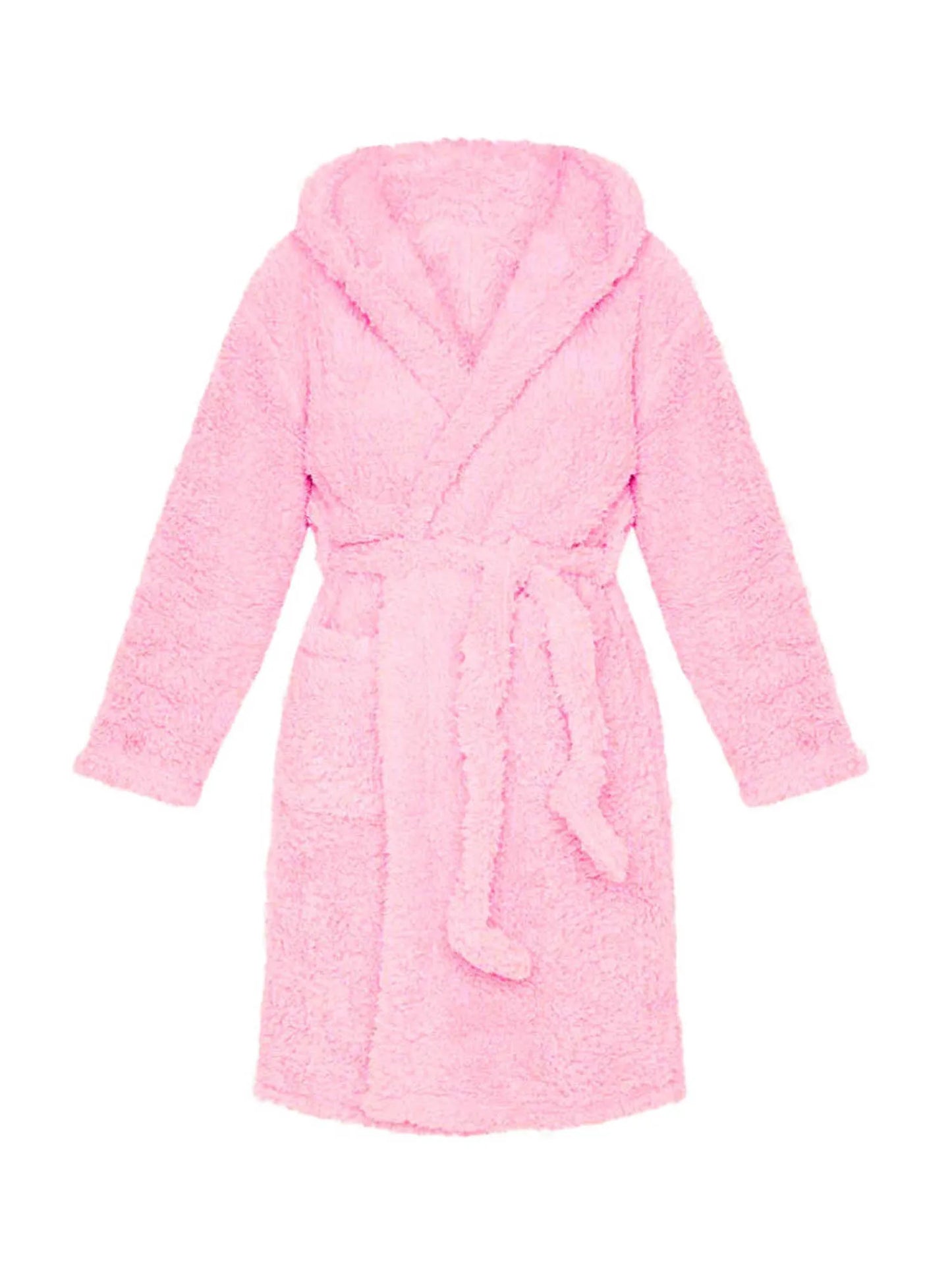 Peignoir Femme Hiver Polaire Oreilles Animaux - Robe de Chambre Douce à Capuche Manches Longues