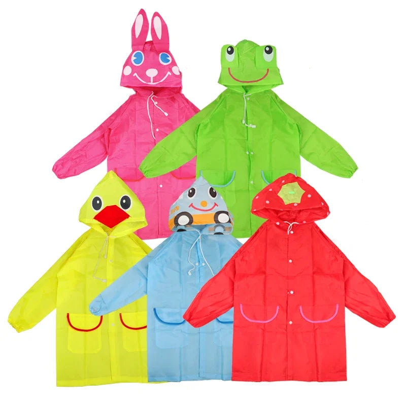 Imperméable enfant cartoon - Style animaux pour garçons et filles