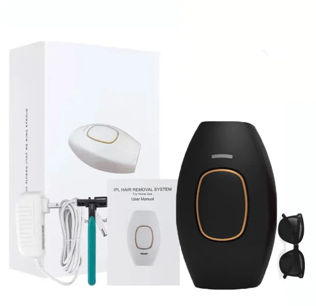 Épilateur IPL Laser Femme 500,000 Flashs - Épilation Permanente Indolore Corps Visage Bikini